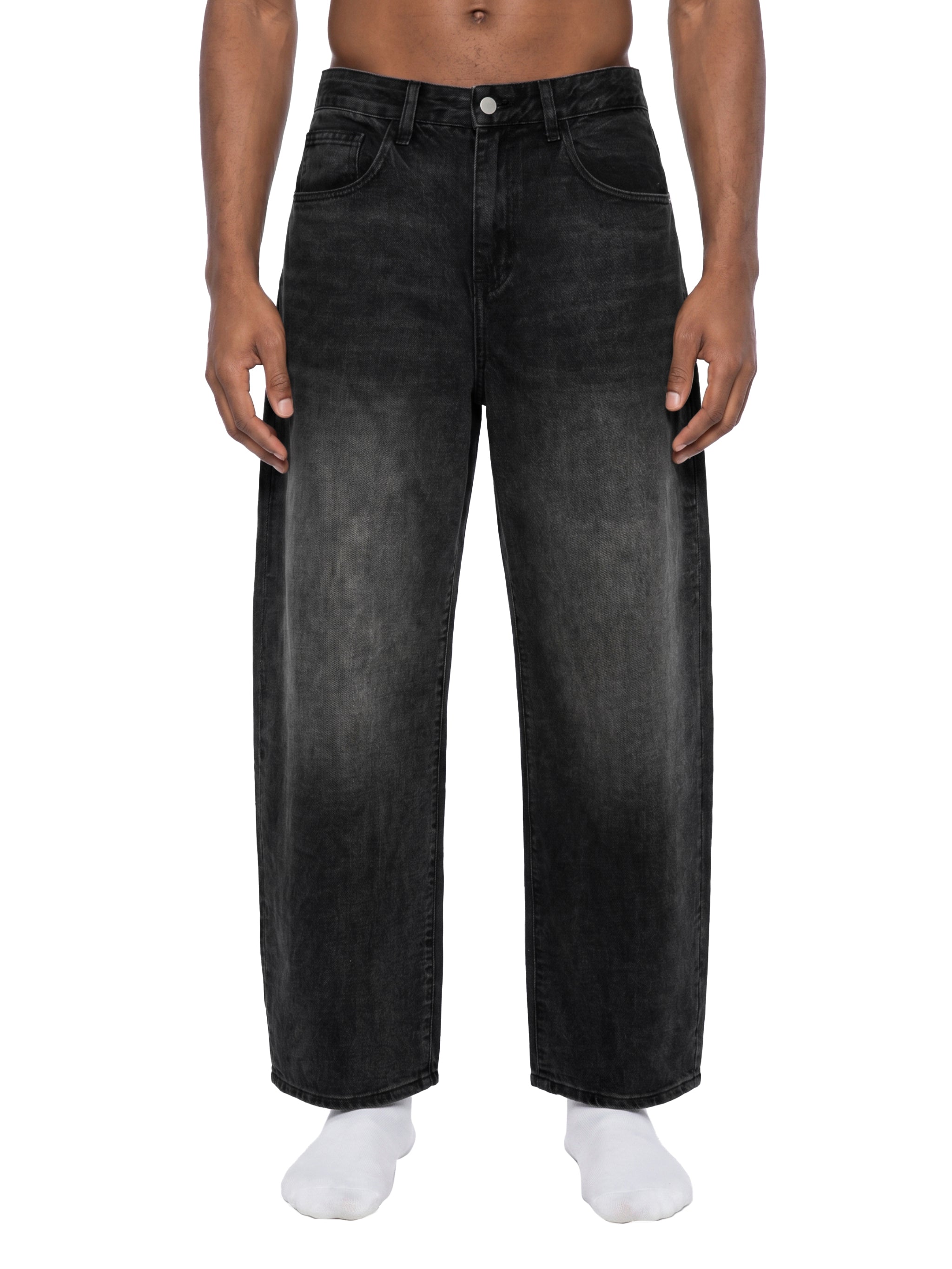 Jeansy Sunfade Vintage Wash Barrel Leg – Nowrocky™