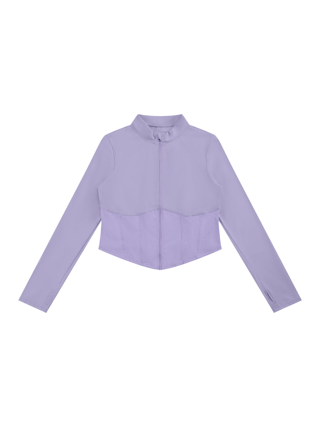 Kurtka Cropped Full-Zip Slim Fit – Nowrocky™ — kieszeń boczna, detal