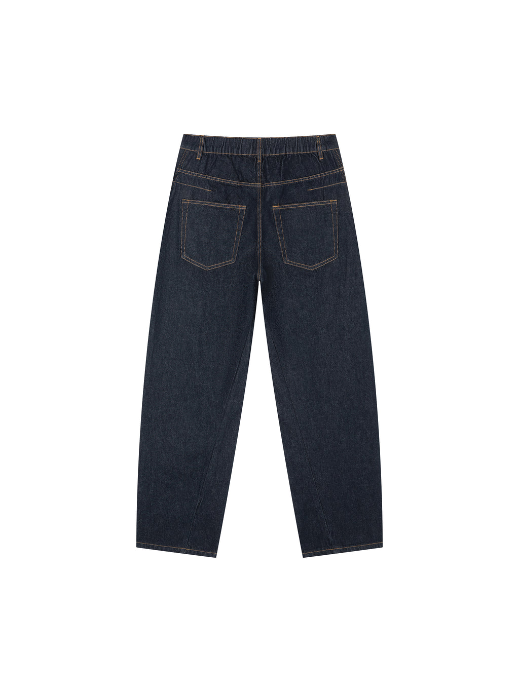 Jeansy Barrel Leg Vintage Wash – Nowrocky™ — zbliżenie na przetarcia vintage wash