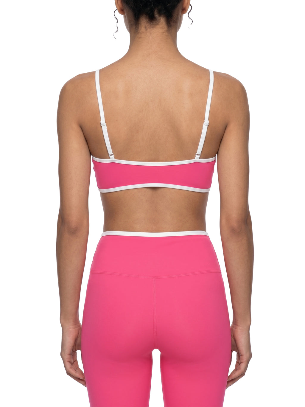 Biustonosz Sportowy Color Block Dekolt V – Nowrocky™ — wykończenie pach i wycięcia ramion