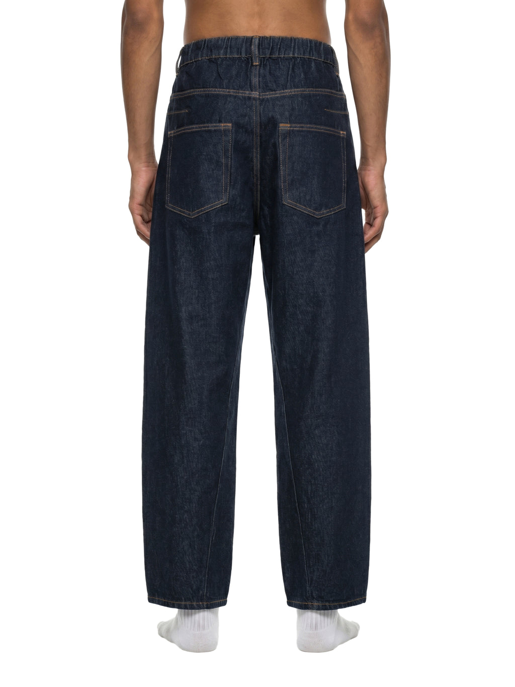Jeansy Barrel Leg Vintage Wash – Nowrocky™ — pas ze szlufkami i zapięciem