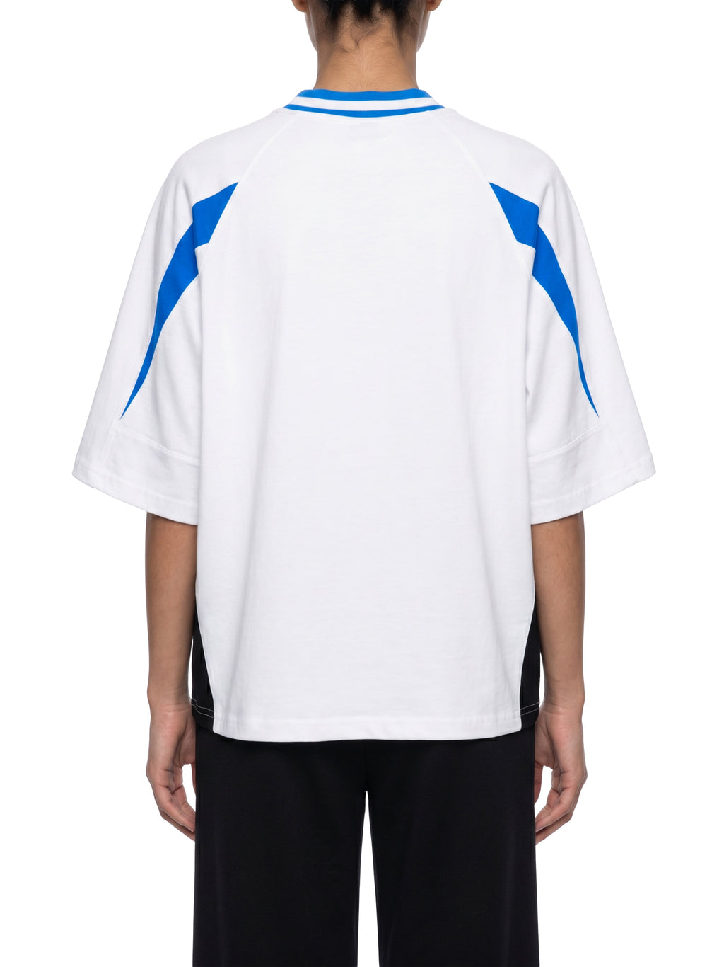 T-shirt Color Block V-Neck Oversized – Nowrocky™