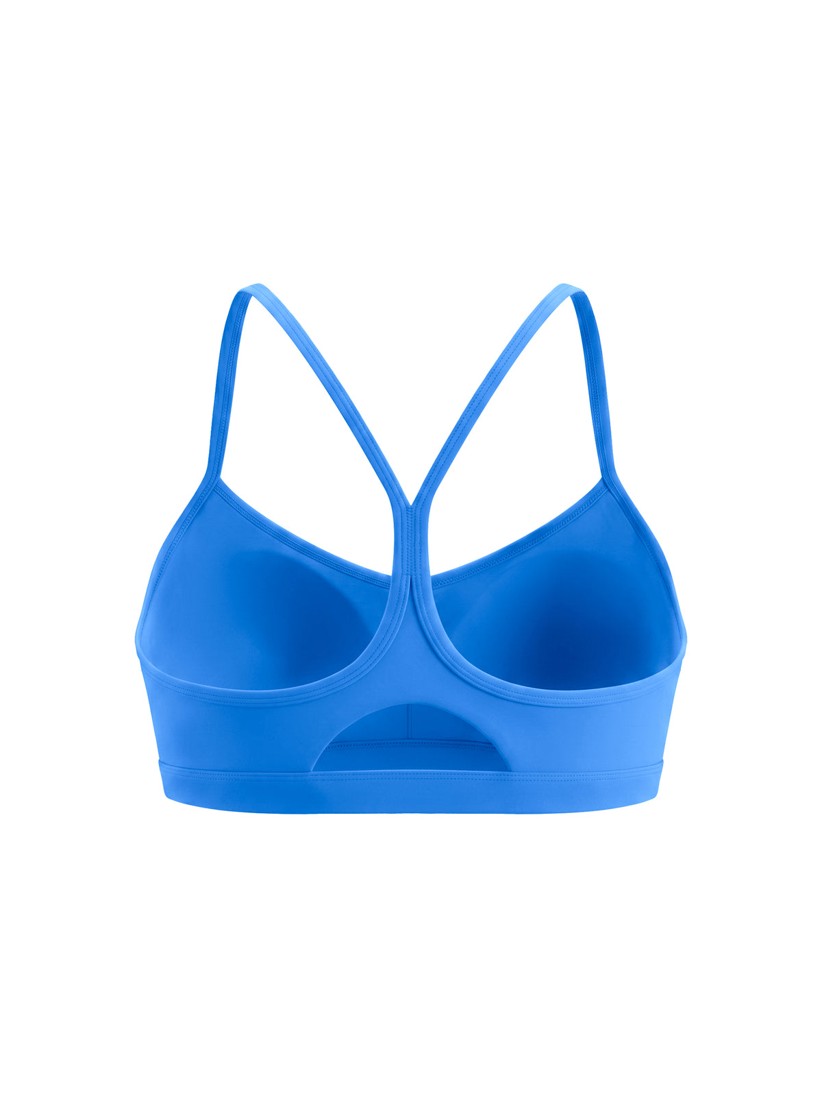 Biustonosz Sportowy Cropped Racerback – Nowrocky™ — ujęcie trzy czwarte, dopasowany krój