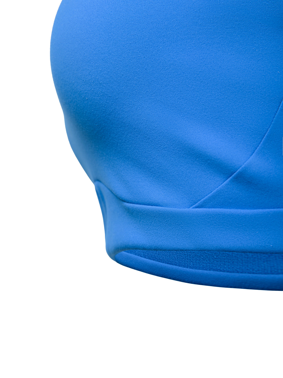 Biustonosz Sportowy Cropped Racerback – Nowrocky™ — faktura materiału w świetle bocznym