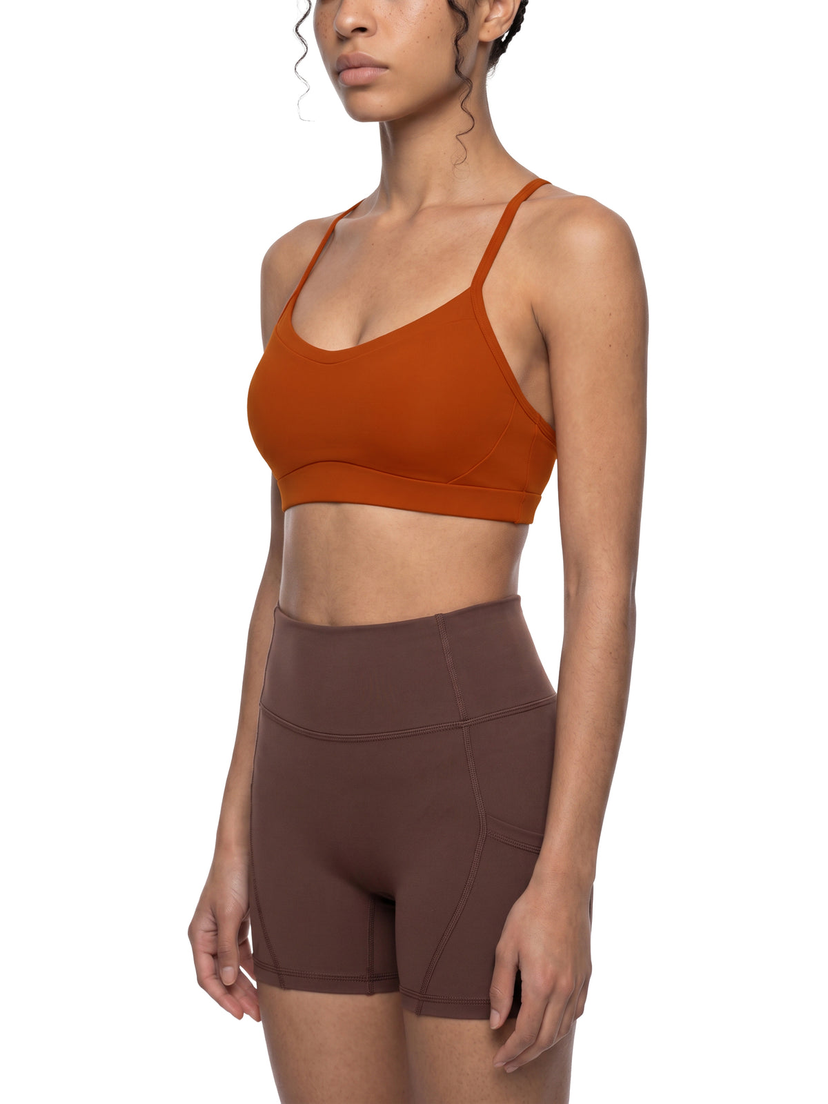 Biustonosz Sportowy Cropped Racerback – Nowrocky™ — proporcje bardzo krótkiego kroju