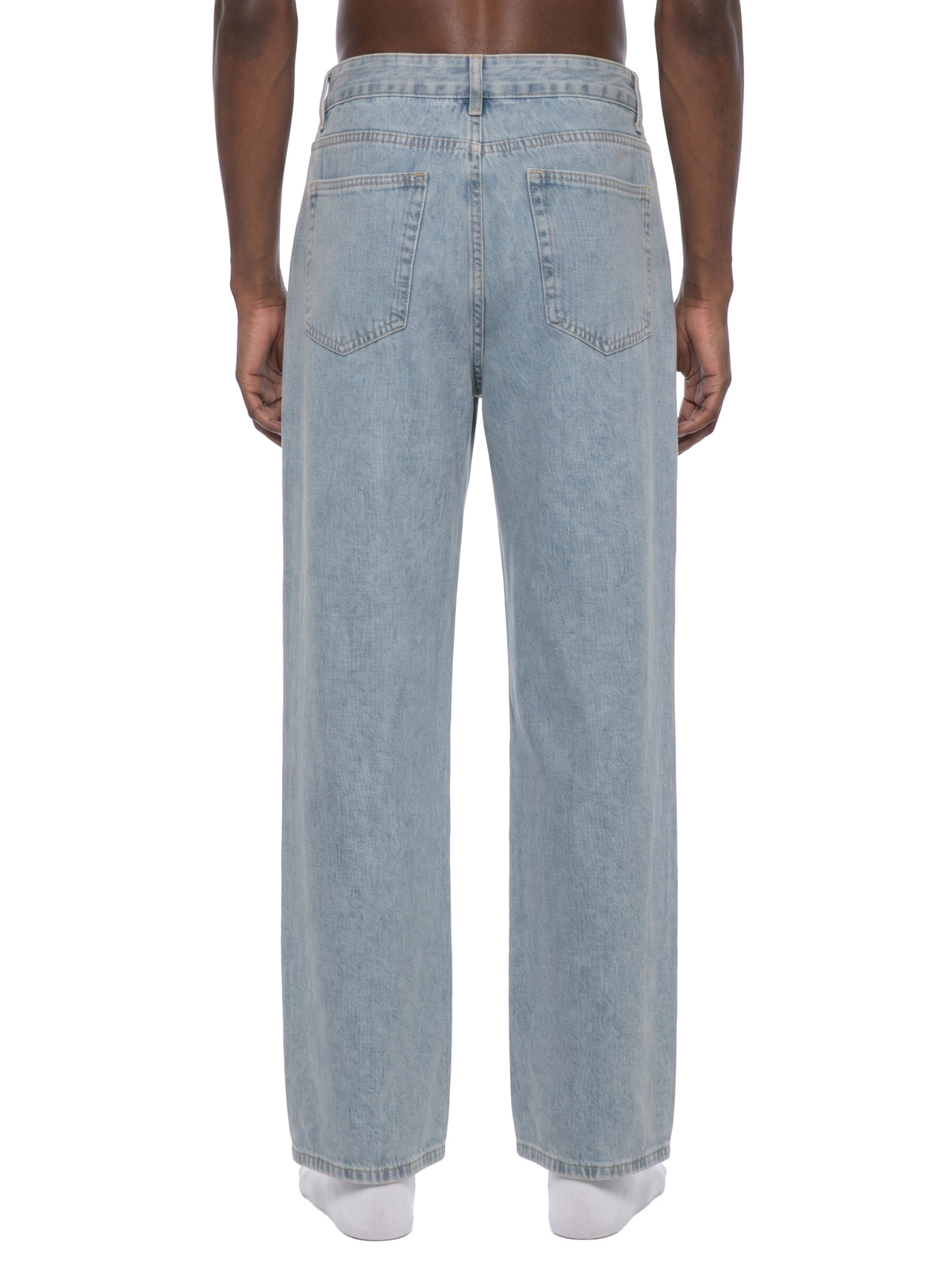Jeansy Vintage Wash Straight Leg – Nowrocky™ — rozporek z guzikiem i nity
