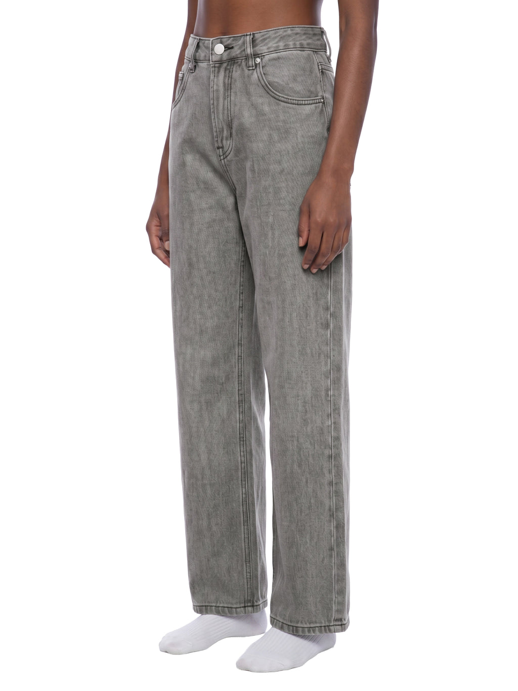 Jeansy Vintage Wash Straight Leg – Nowrocky™ — proporcje kroju straight leg