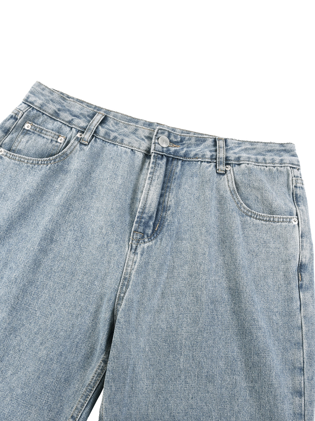 Jeansy Vintage Wash Straight Leg – Nowrocky™ — zestawienie kolorów w świetle dziennym