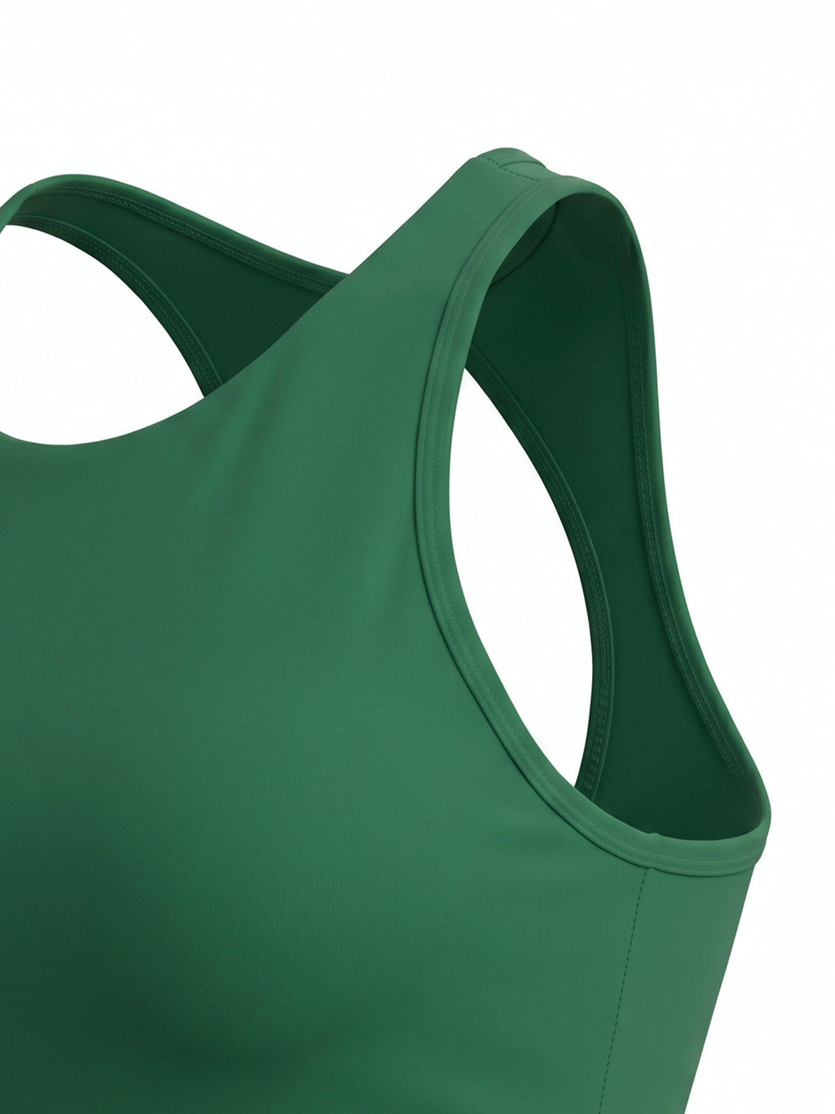 Biustonosz Sportowy Criss-Cross Racerback – Nowrocky™ — sygnatura marki na taśmie pod biustem