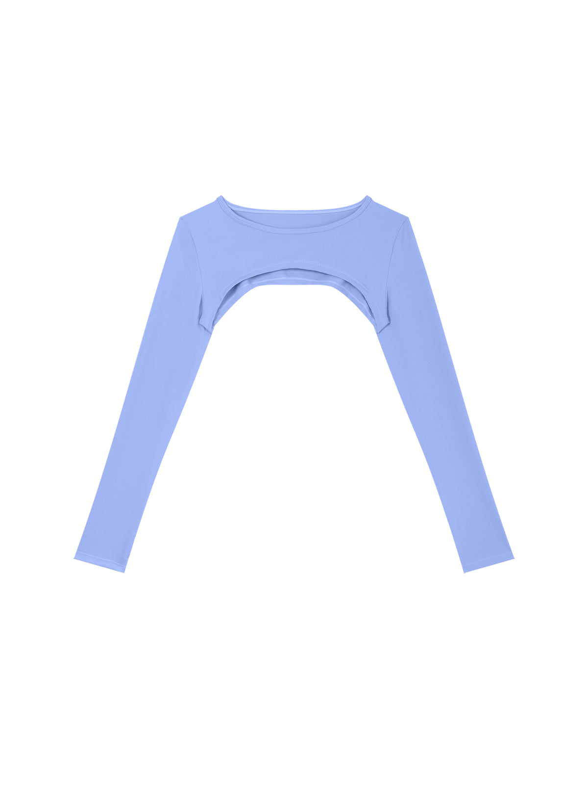 Bolerko Longsleeve Cutout – Nowrocky™ — detal splotu dzianiny