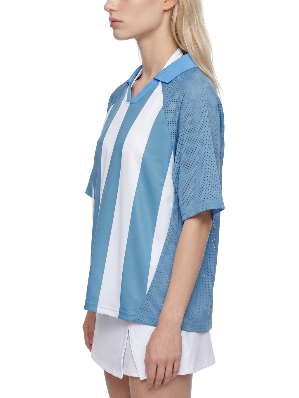 Koszulka Soccer Jersey Striped Mesh Boxy – Nowrocky™