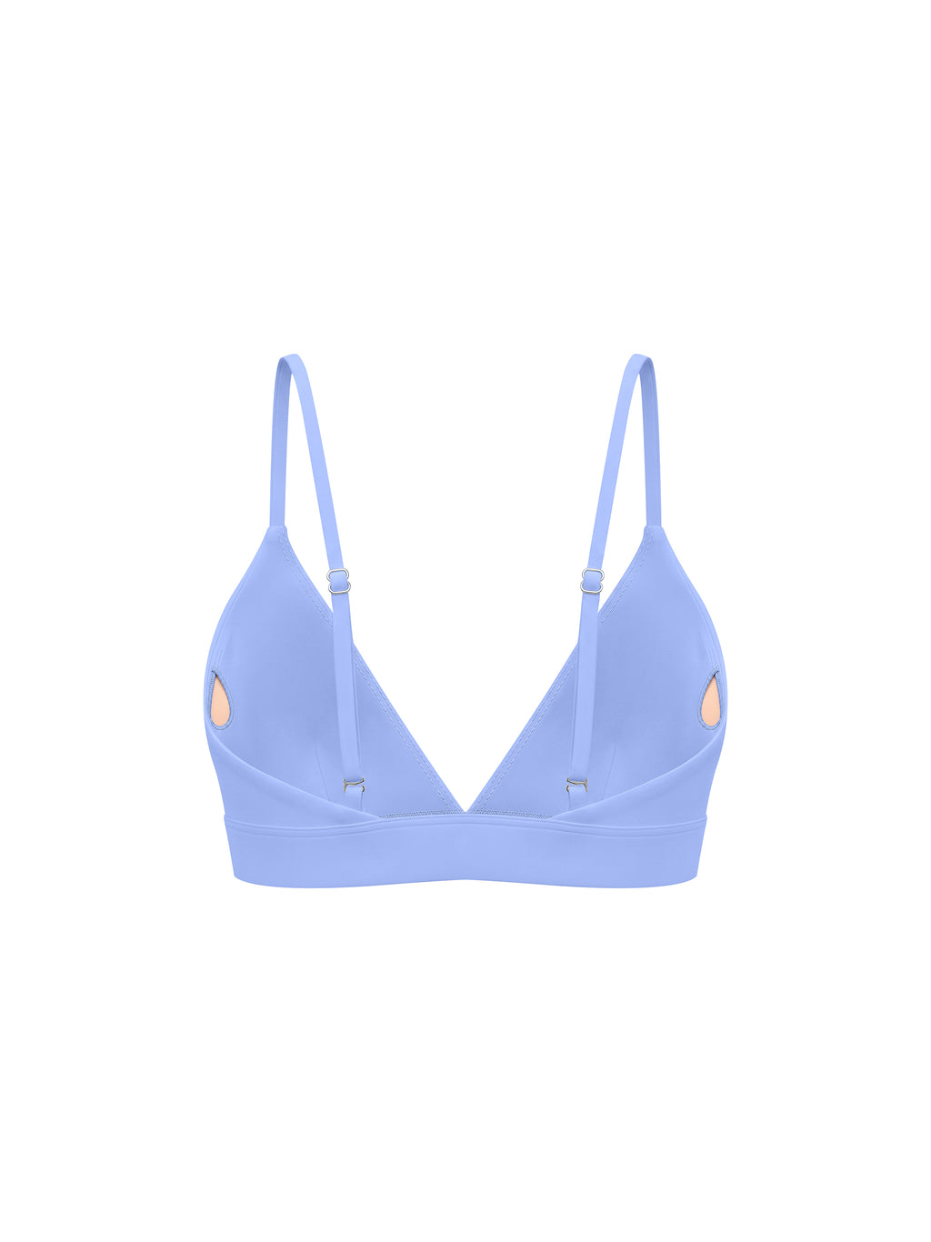 Biustonosz Sportowy Cropped V-Neck – Nowrocky™ — dolna krawędź i szew wykończeniowy