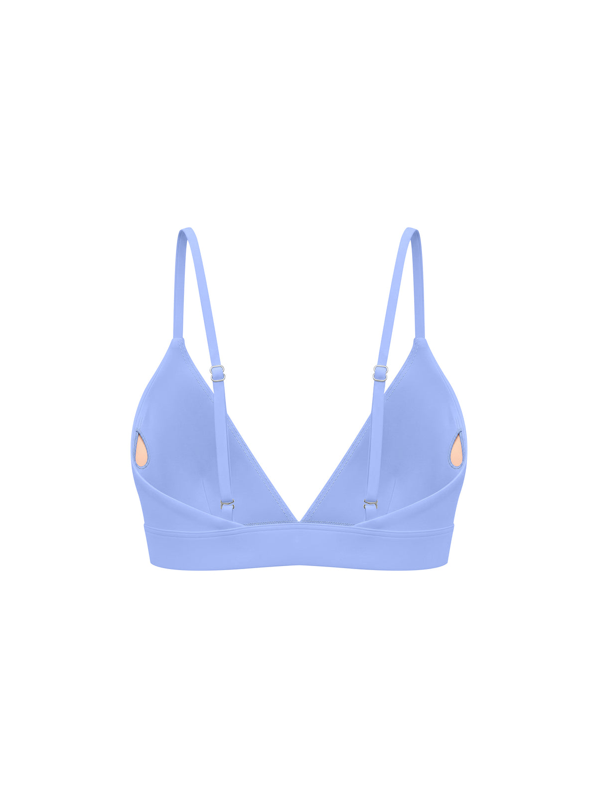 Biustonosz Sportowy Cropped V-Neck – Nowrocky™ — dolna krawędź i szew wykończeniowy