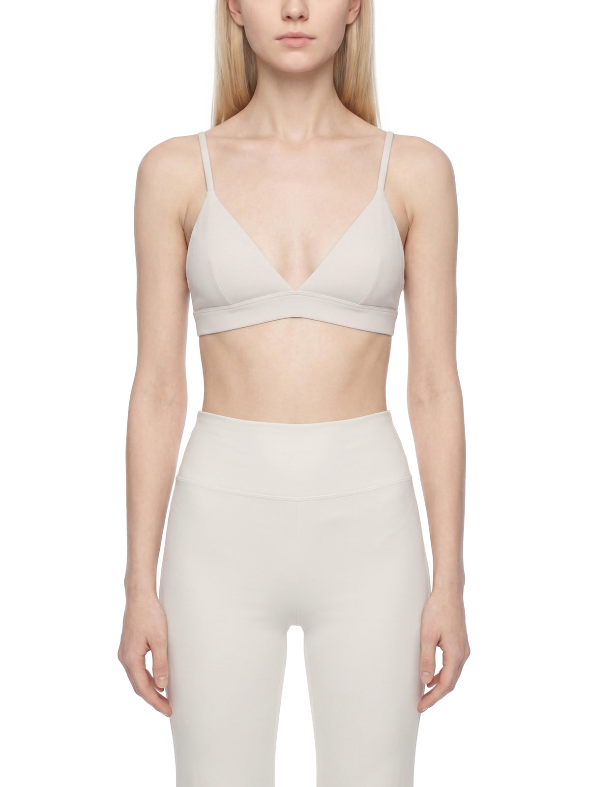 Biustonosz Sportowy Cropped V-Neck – Nowrocky™ — stylizacja uliczna z legginsami