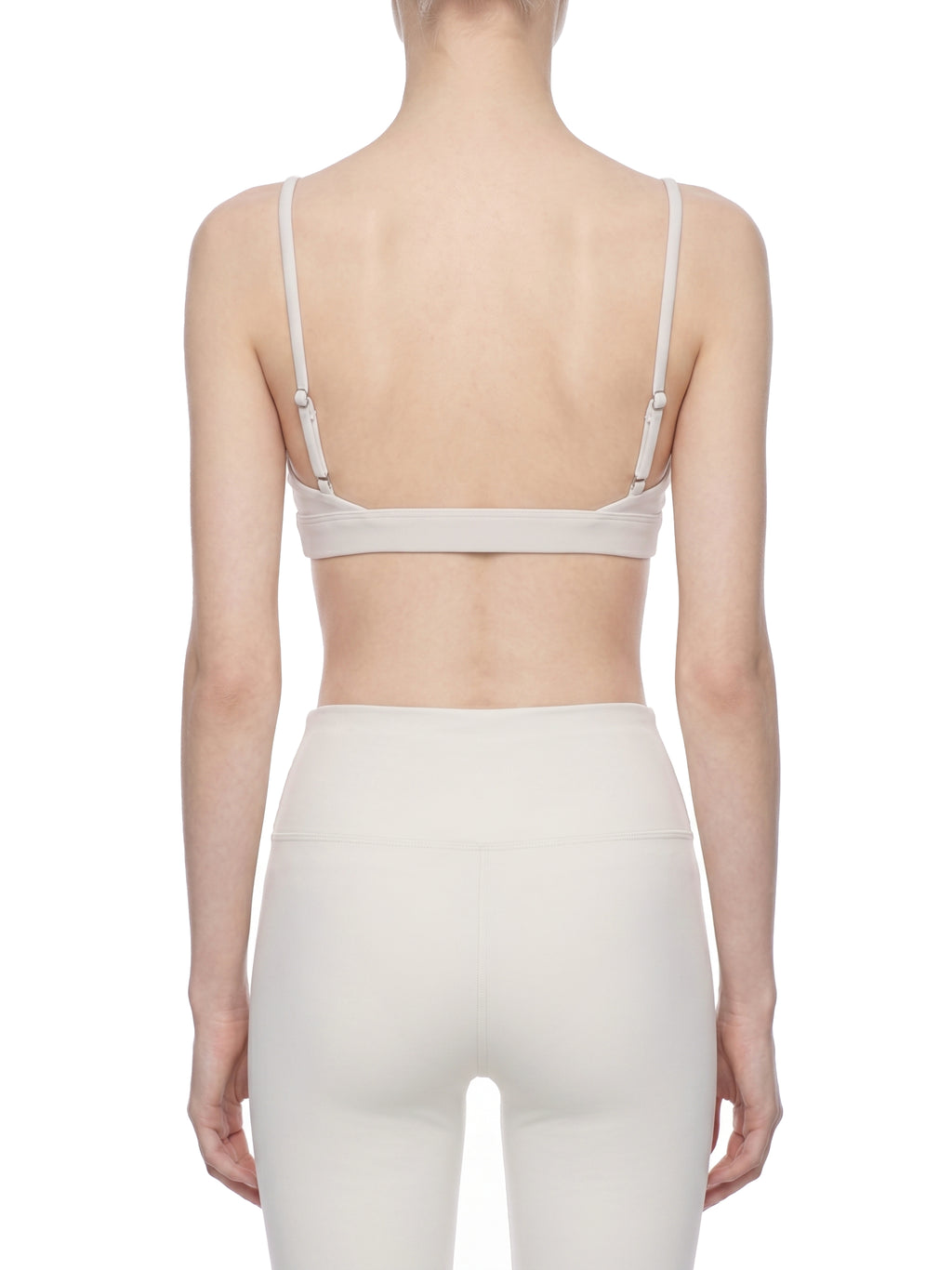 Biustonosz Sportowy Cropped V-Neck – Nowrocky™ — wykończenie pach i wycięcia ramion