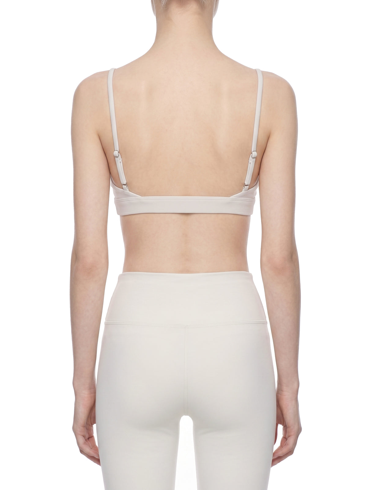 Biustonosz Sportowy Cropped V-Neck – Nowrocky™ — wykończenie pach i wycięcia ramion