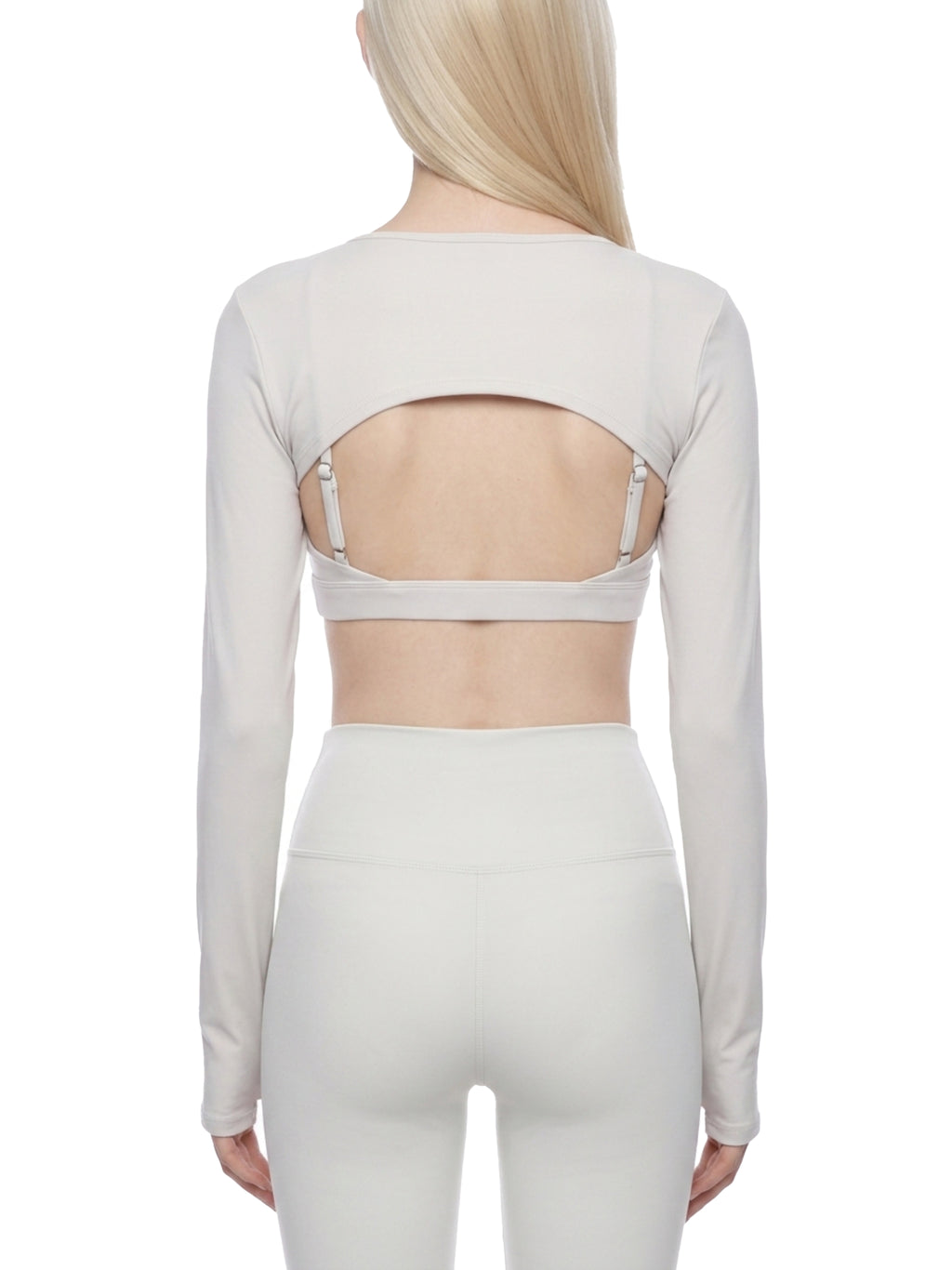 Bolerko Longsleeve Cutout – Nowrocky™ — stylizacja uliczna ze stanikiem sportowym