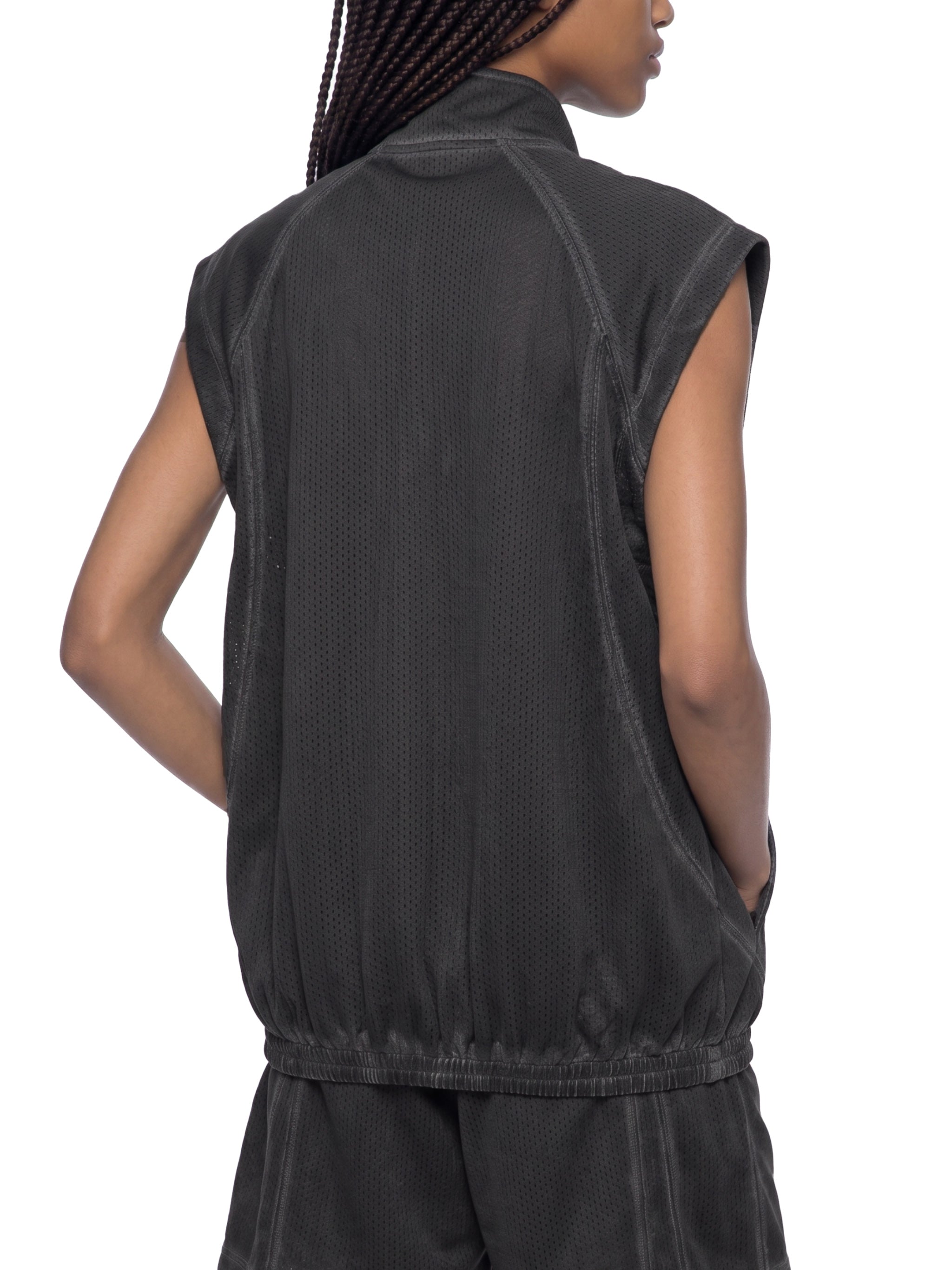 Kamizelka Mesh Full-Zip Vintage Wash – Nowrocky™
