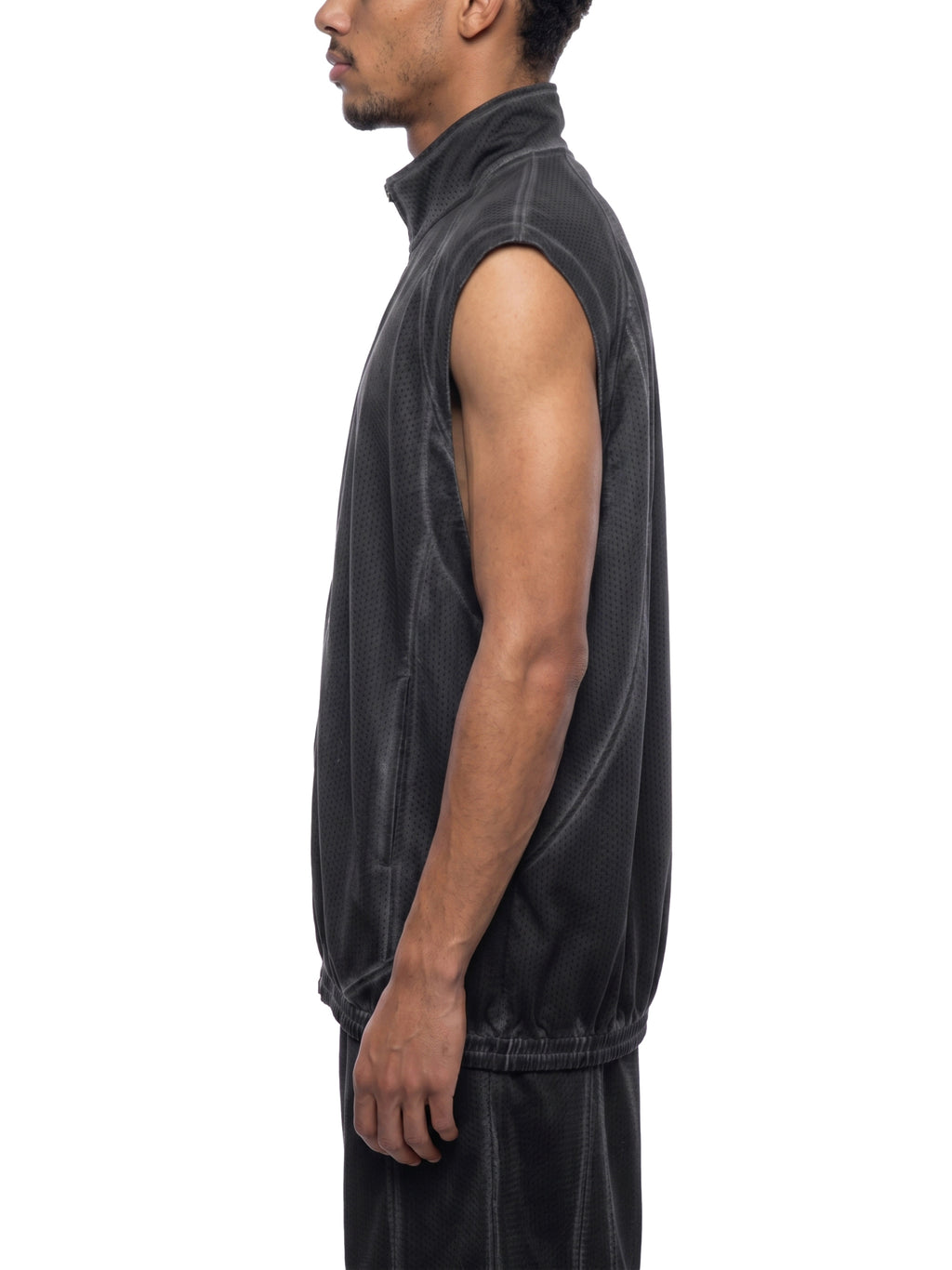 Kamizelka Mesh Full-Zip Vintage Wash – Nowrocky™