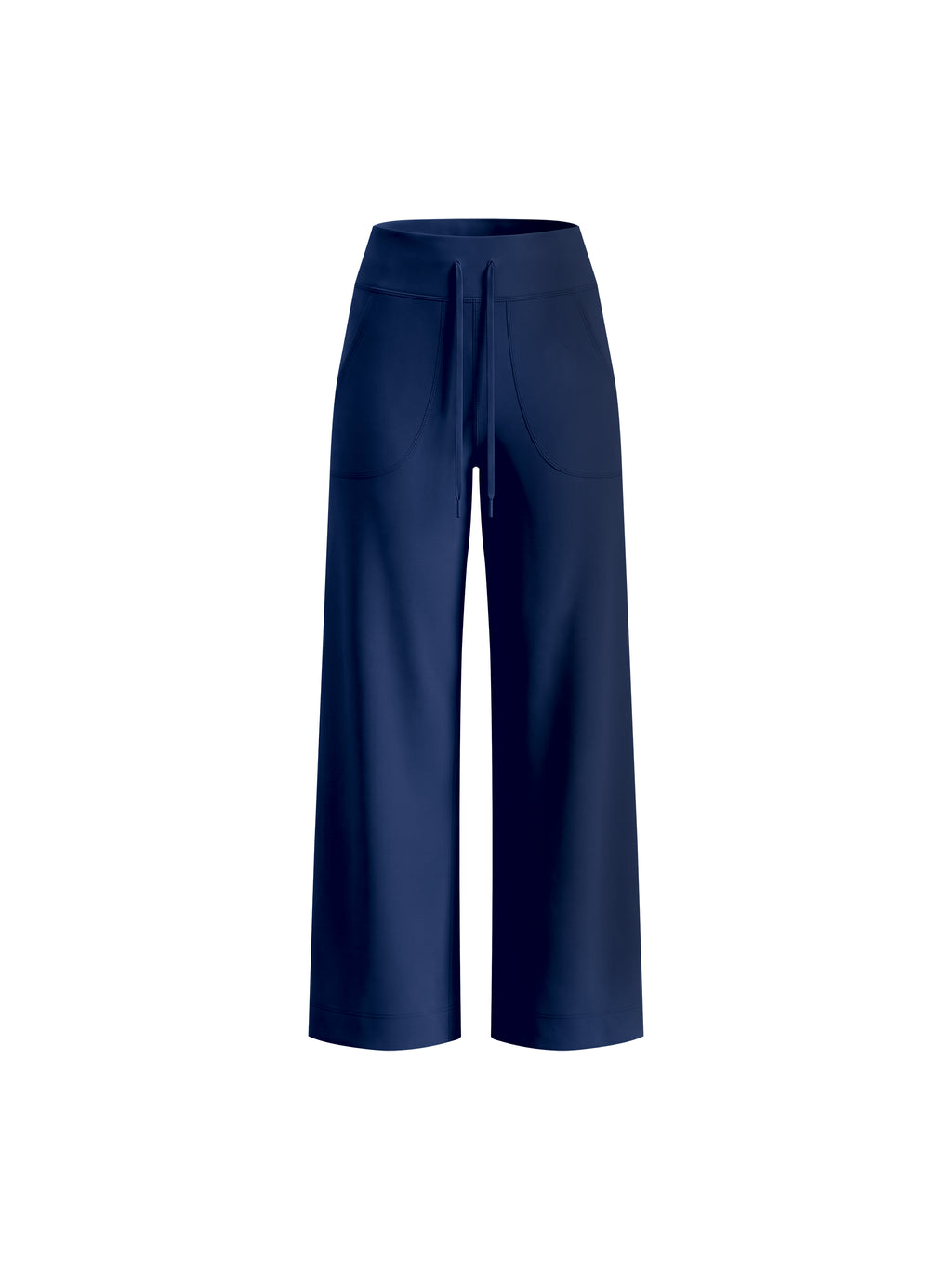 Spodnie Straight Leg Wysoki Stan – Nowrocky™ — ujęcie 3/4 sylwetki w ruchu