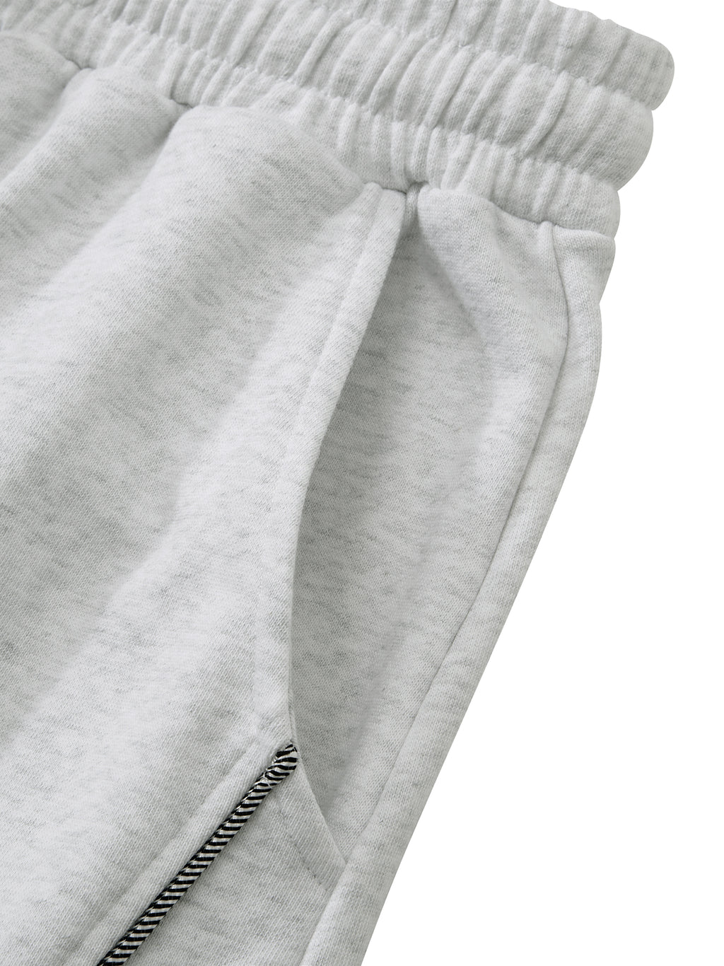 Spodnie Dresowe Heavyweight Barrel Leg – Nowrocky™ — talia od tyłu, ułożenie gumki