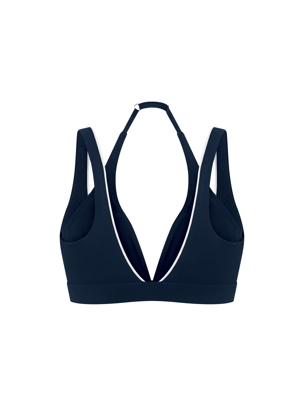 Biustonosz Sportowy Halter Deep V – Nowrocky™ — stylizacja uliczna z legginsami