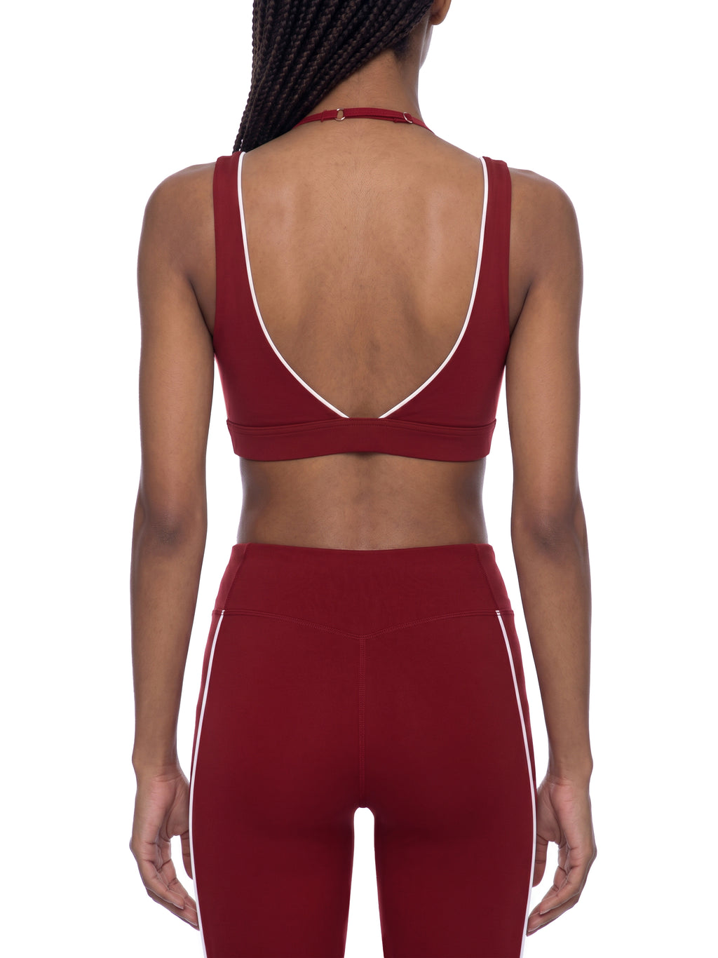 Biustonosz Sportowy Halter Deep V – Nowrocky™ — zestawienie barw miseczki i lamówki