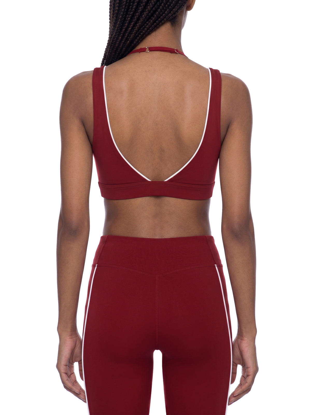 Biustonosz Sportowy Halter Deep V – Nowrocky™ — zestawienie barw miseczki i lamówki