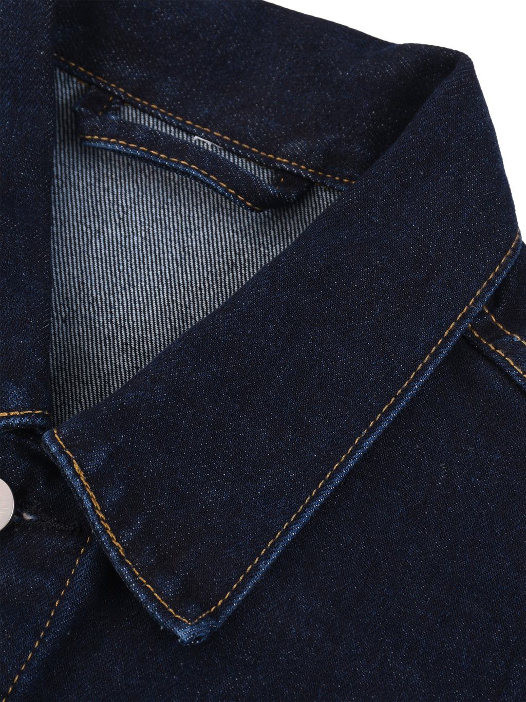 Kurtka Jeansowa Vintage Wash – Nowrocky™ — kadr do pasa, ułożenie rękawów