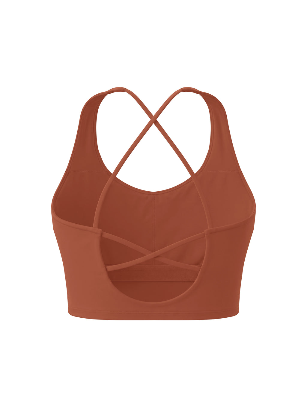 Tank Top Halter Cross Back – Nowrocky™ — układ na płasko, całe ujęcie