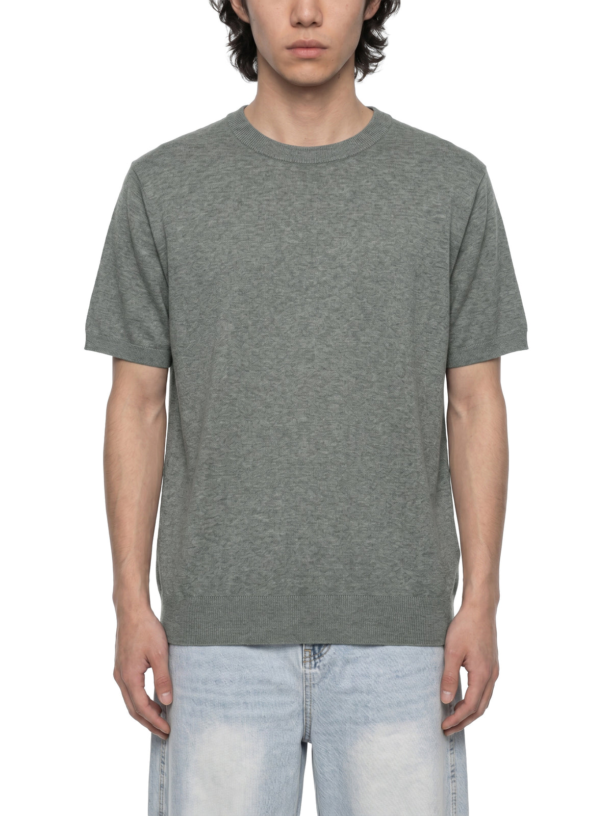 T-shirt Dziany Crewneck – Nowrocky™ — dopasowanie kroju w ruchu