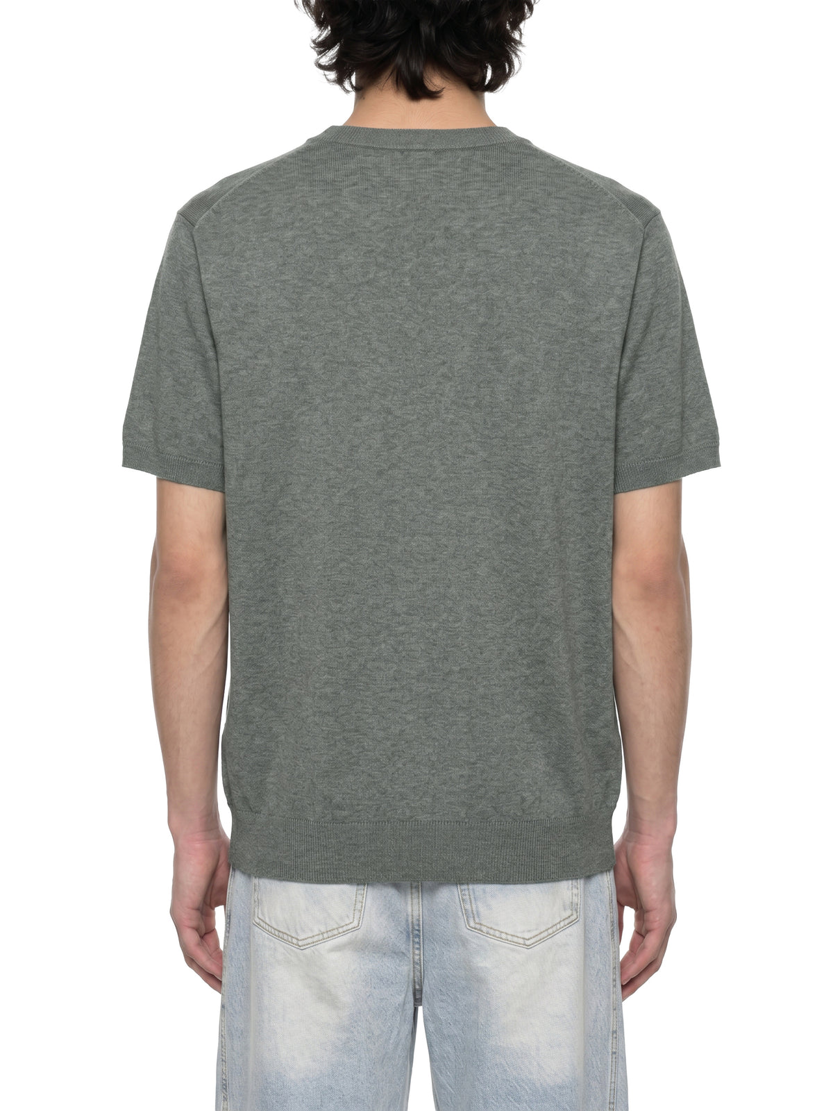 T-shirt Dziany Crewneck – Nowrocky™ — detal przeszyć bocznych