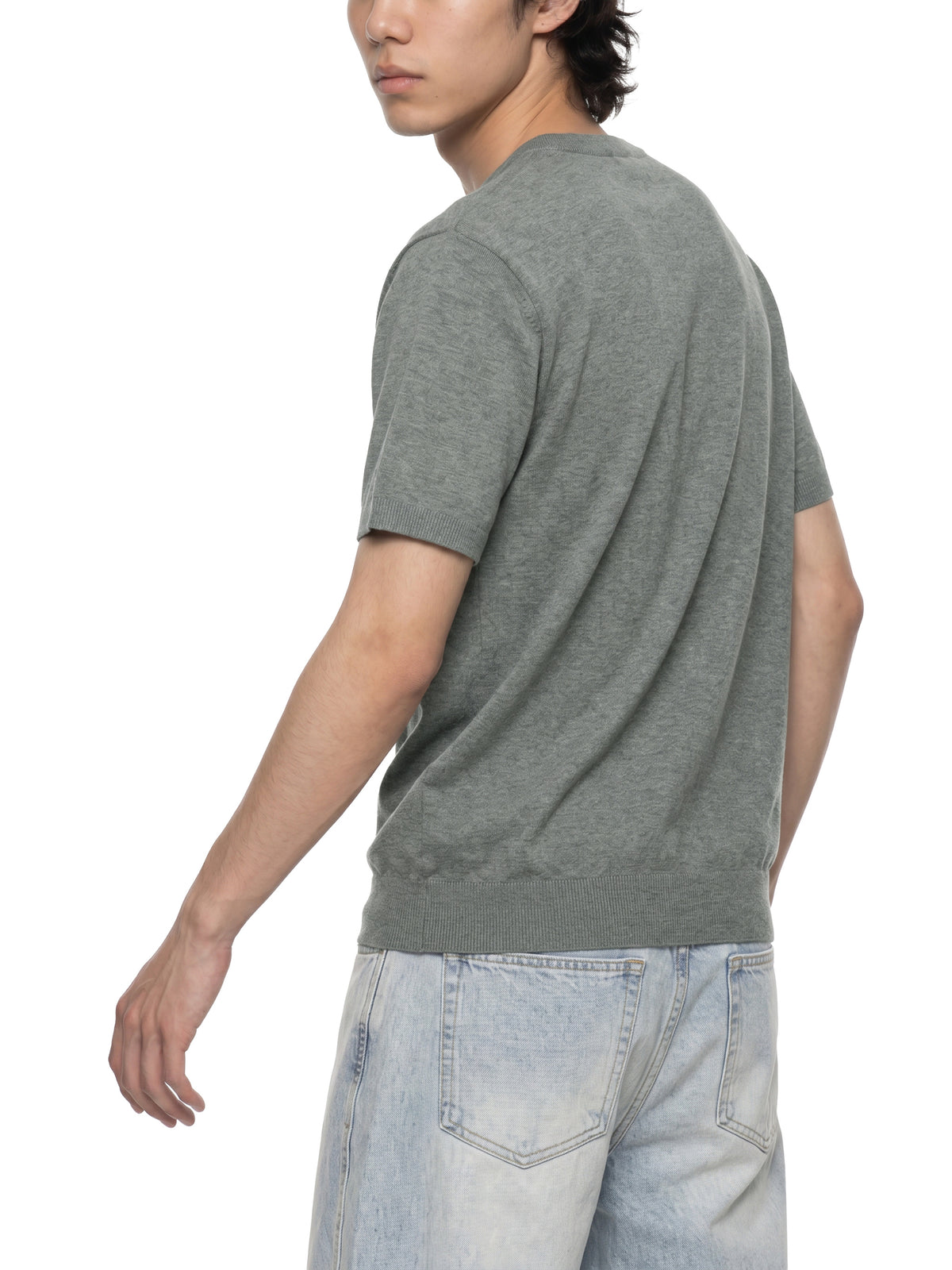 T-shirt Dziany Crewneck – Nowrocky™ — linia talii i dołu produktu