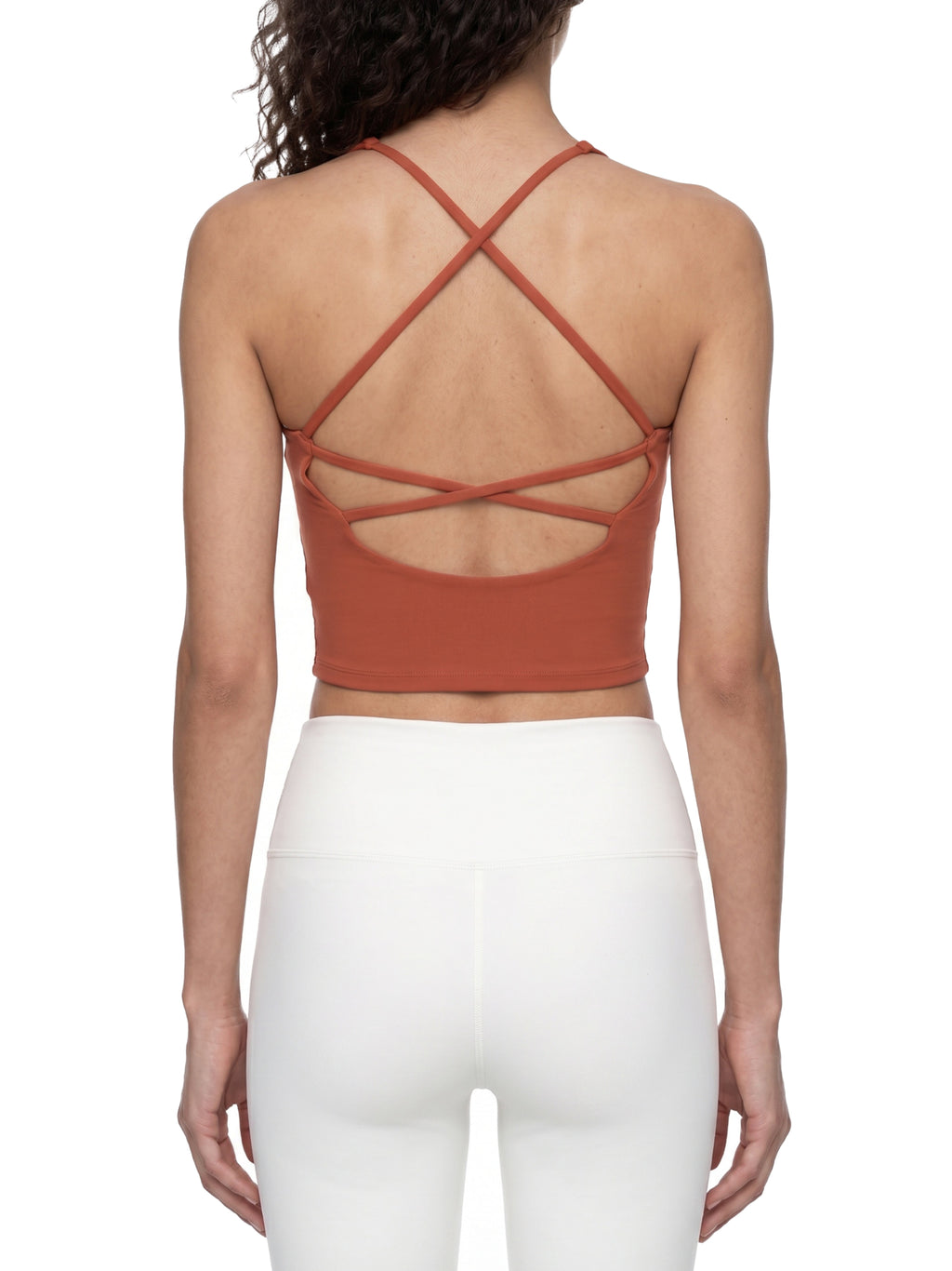 Tank Top Halter Cross Back – Nowrocky™ — stylizacja uliczna z legginsami