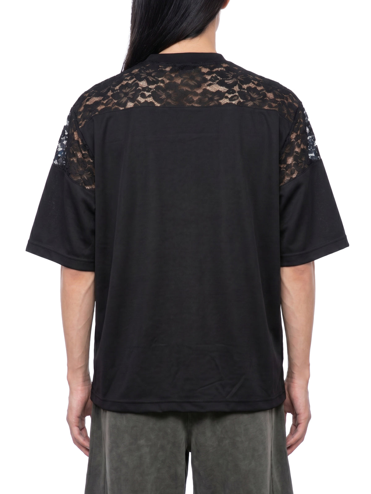 T-shirt z Koronkowym Panelem – Nowrocky™ — detal 6