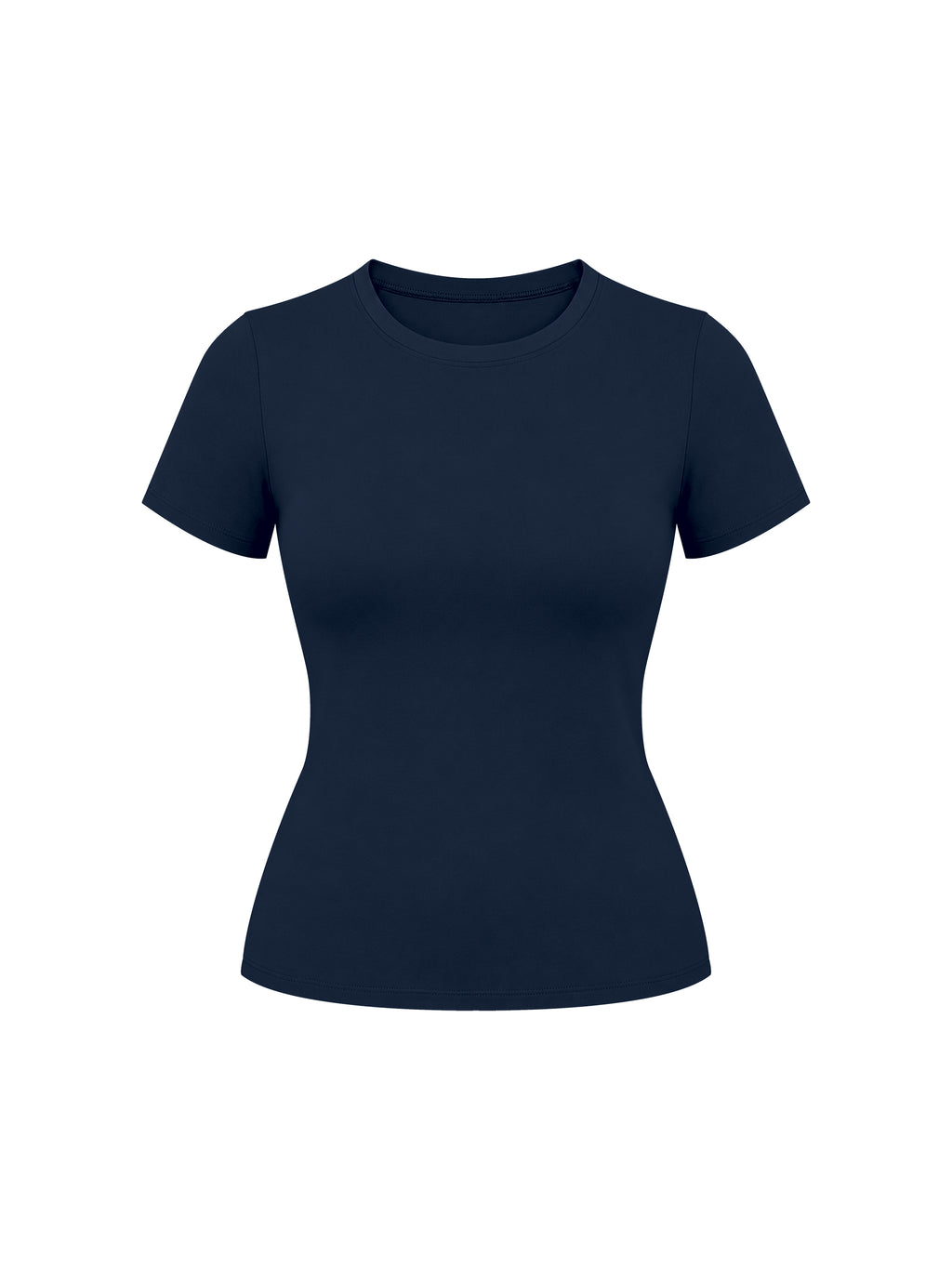T-shirt Slim Fit Performance – Nowrocky™ — ujęcie z góry, kompozycja na płasko