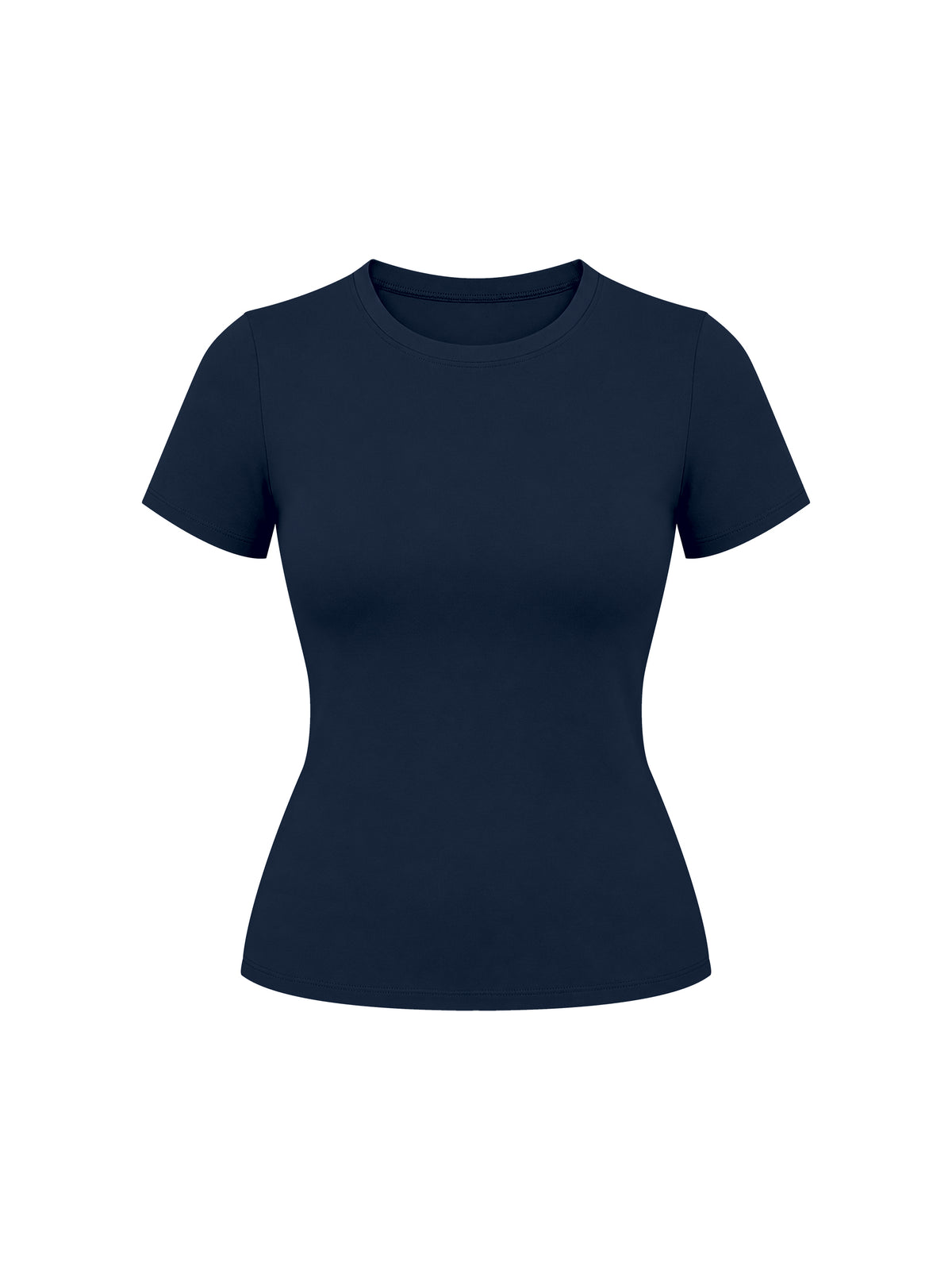 T-shirt Slim Fit Performance – Nowrocky™ — ujęcie z góry, kompozycja na płasko
