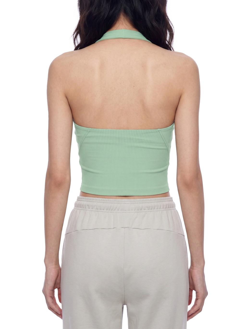 Tank Top Halter Crop – Nowrocky™ — zestawienie kolorów w kadrze