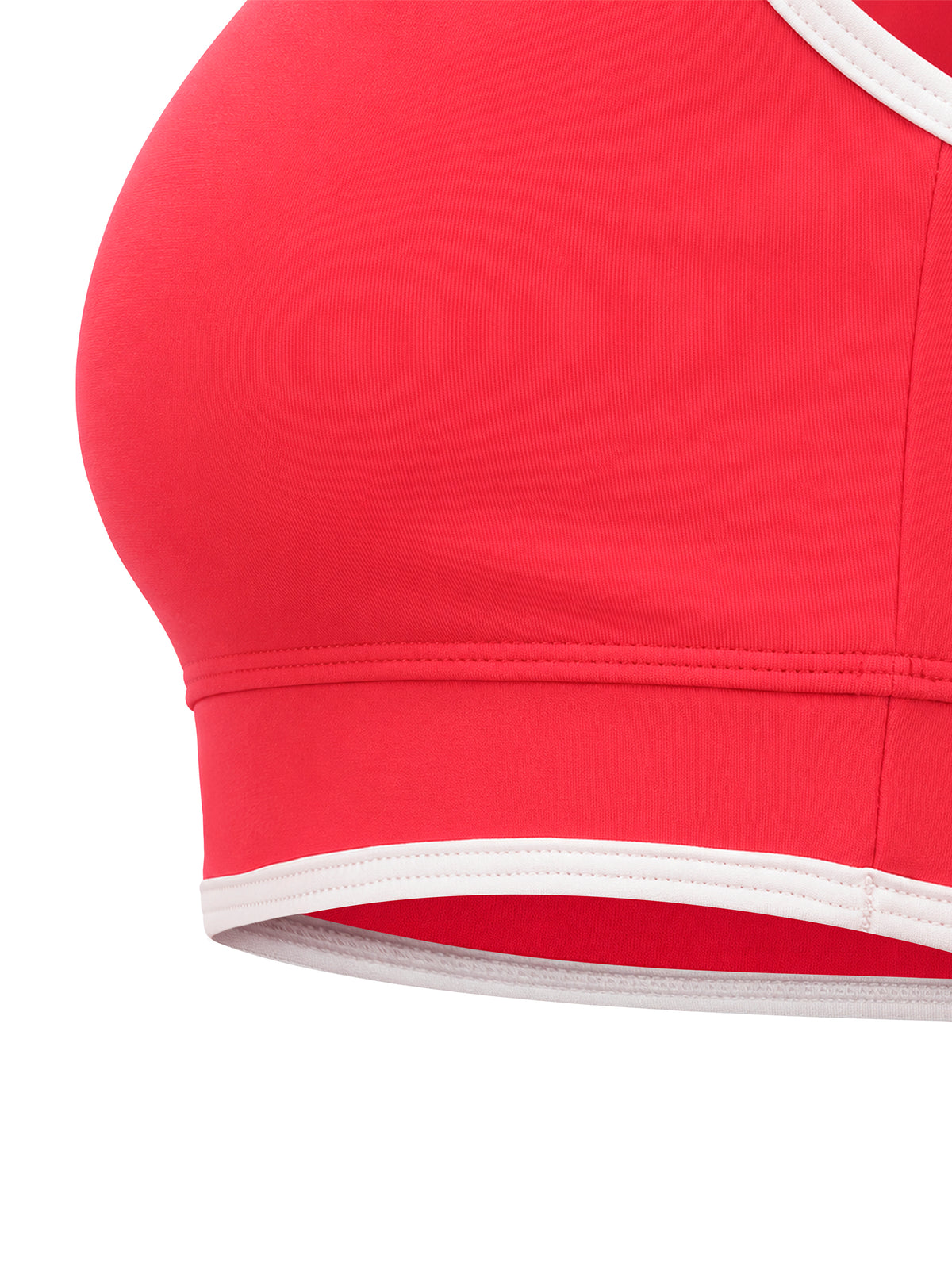 Biustonosz Sportowy Color Block – Nowrocky™ — przód i tył obok siebie w kadrze