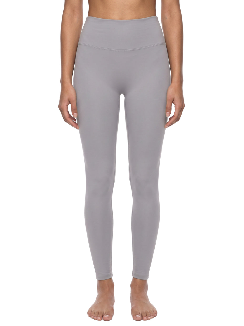 Legginsy High Rise Do Kostki – Nowrocky™ — faktura dzianiny w świetle bocznym