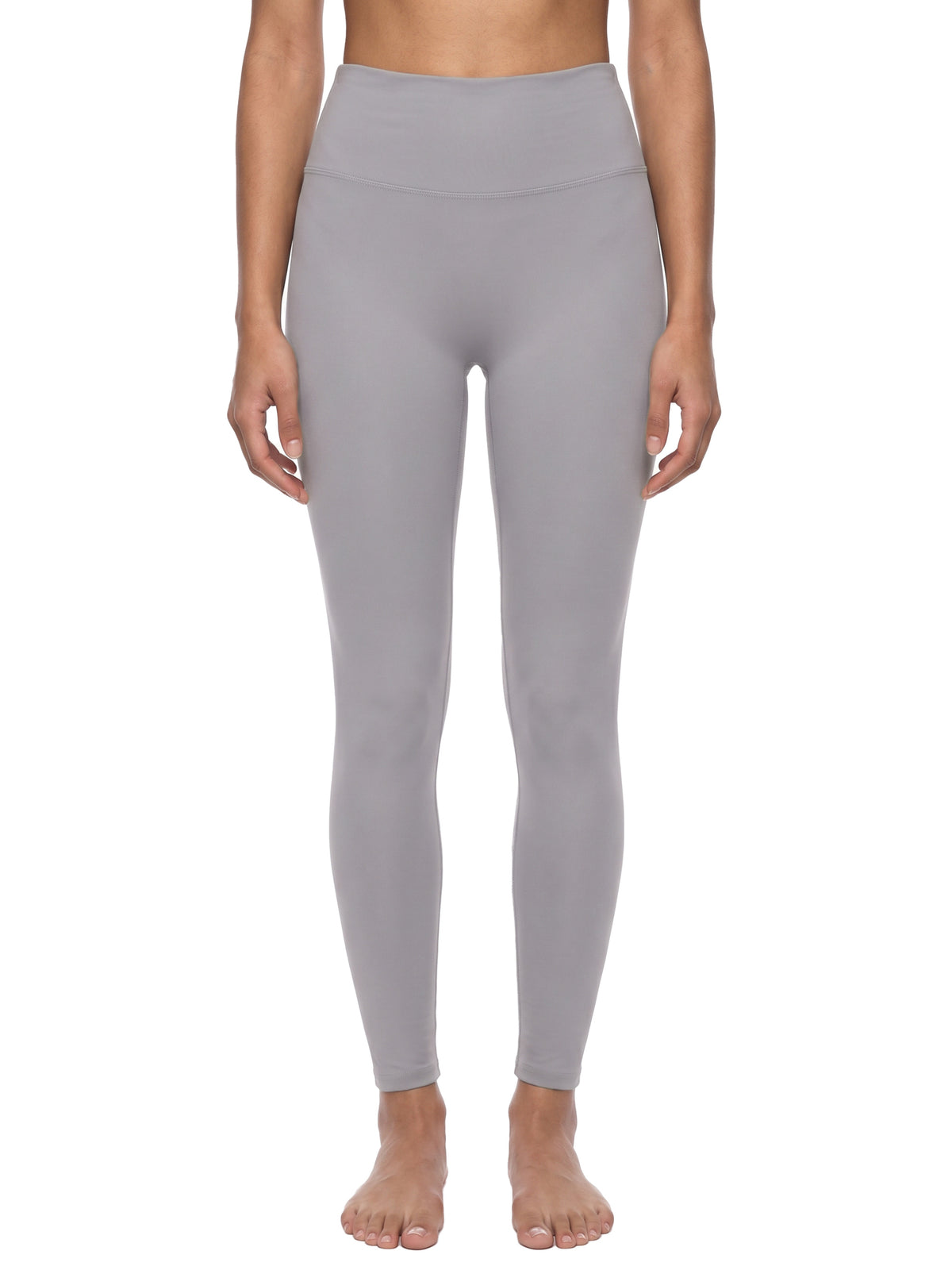 Legginsy High Rise Do Kostki – Nowrocky™ — faktura dzianiny w świetle bocznym