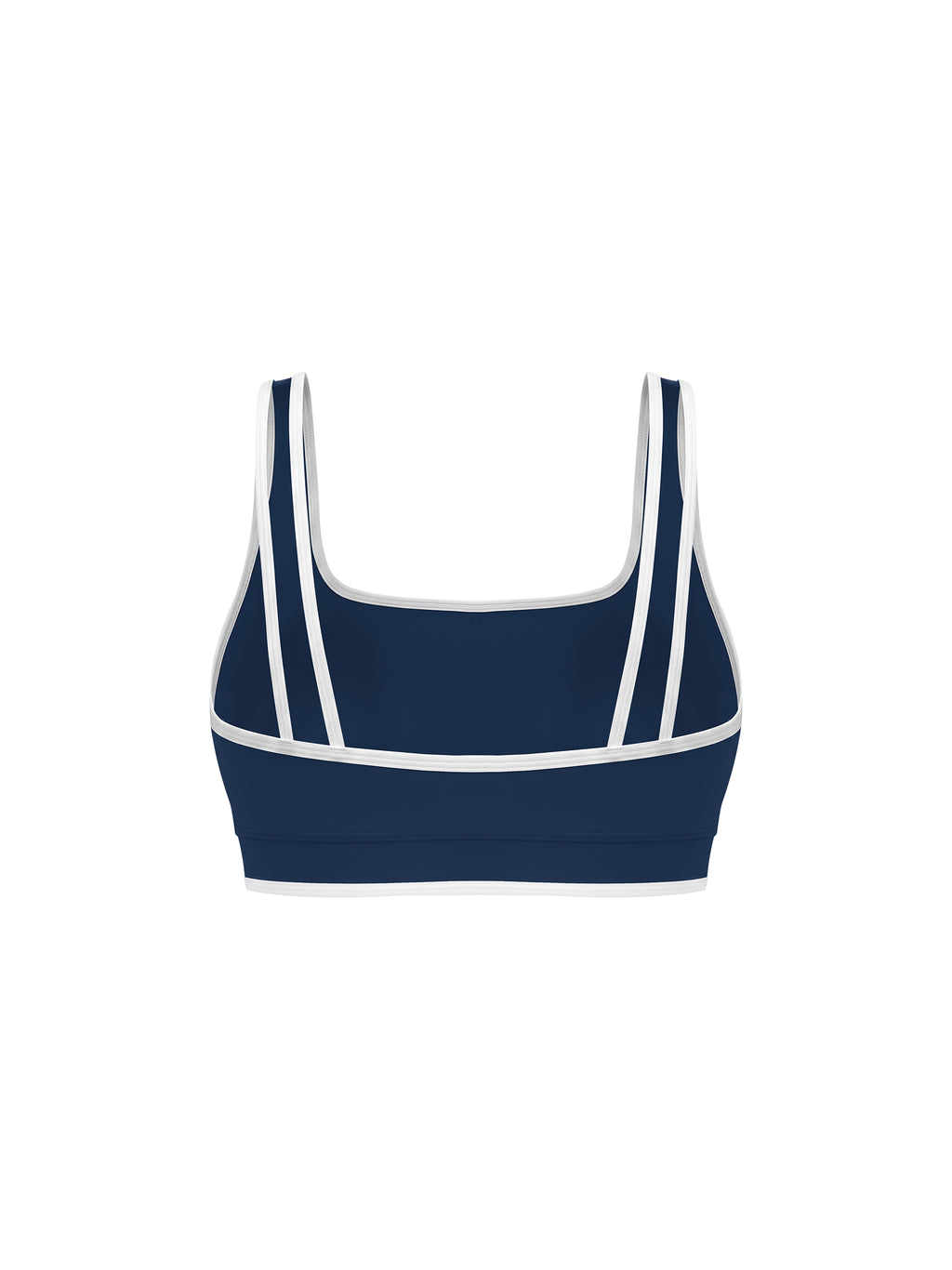 Biustonosz Sportowy Color Block – Nowrocky™ — dolny ściągacz pod biustem, makro