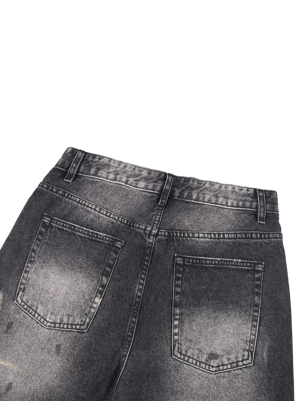 Szorty Jeansowe Vintage Wash Wide Leg – Nowrocky™ — proporcje kroju wide leg
