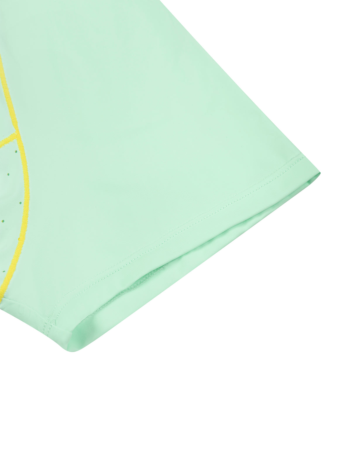 Polo Damskie Quarter-Zip Contrast Collar – Nowrocky™ — zamek rozpięty, widoczny dekolt
