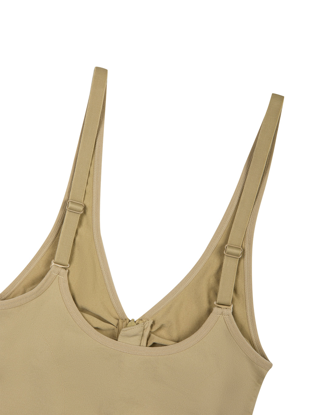 Body Full-Zip Ruched – Nowrocky™ — detal szwu bocznego i marszczenia