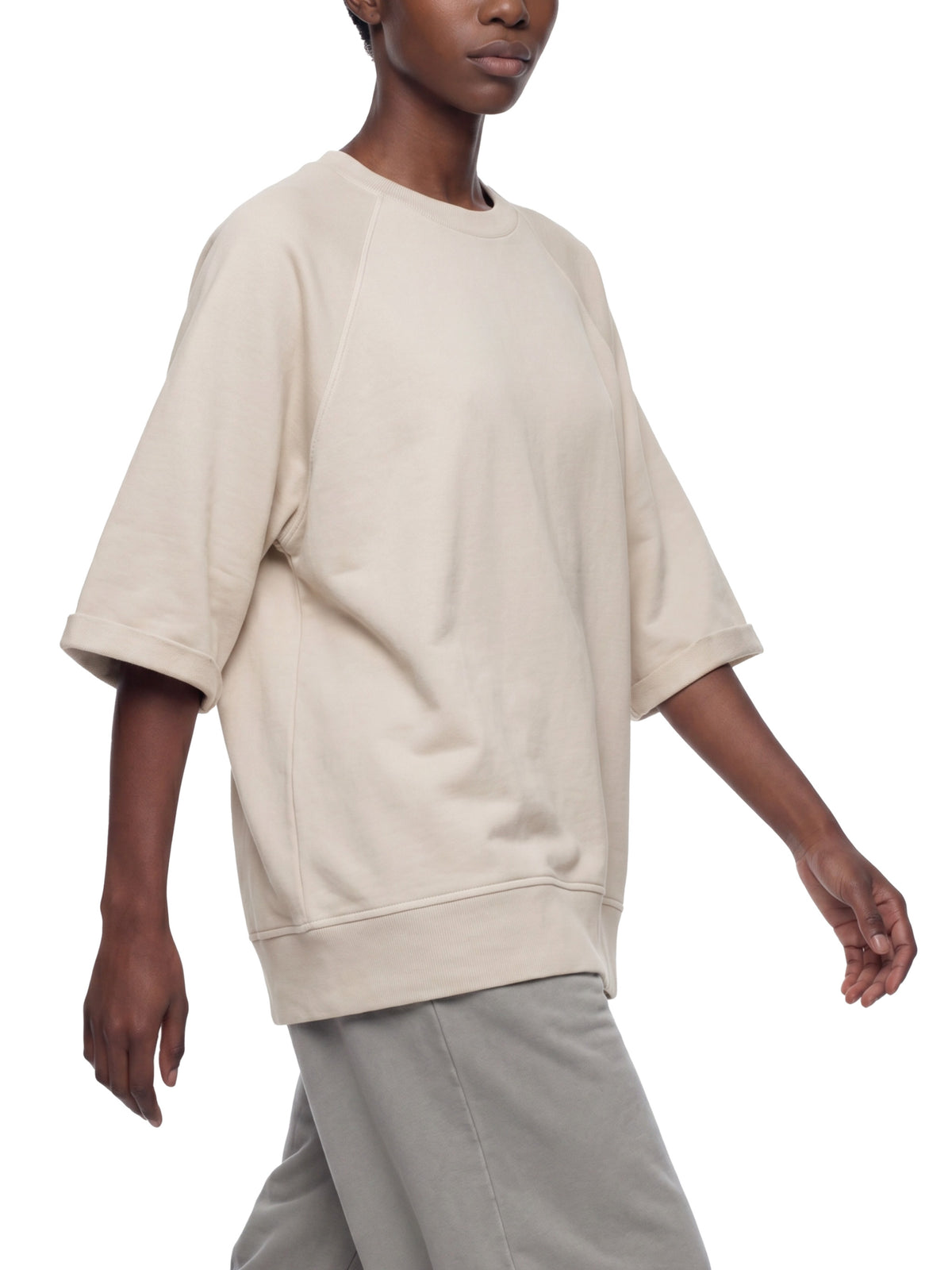 Bluza Vintage Wash Boxy Short Sleeve – Nowrocky™ — materiał w naturalnym świetle