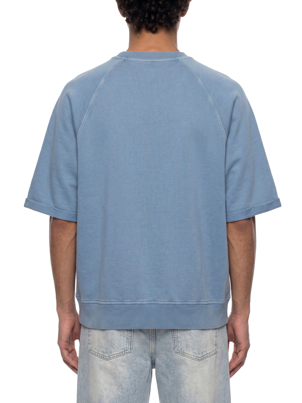 Bluza Vintage Wash Boxy Short Sleeve – Nowrocky™ — odcień materiału w zbliżeniu