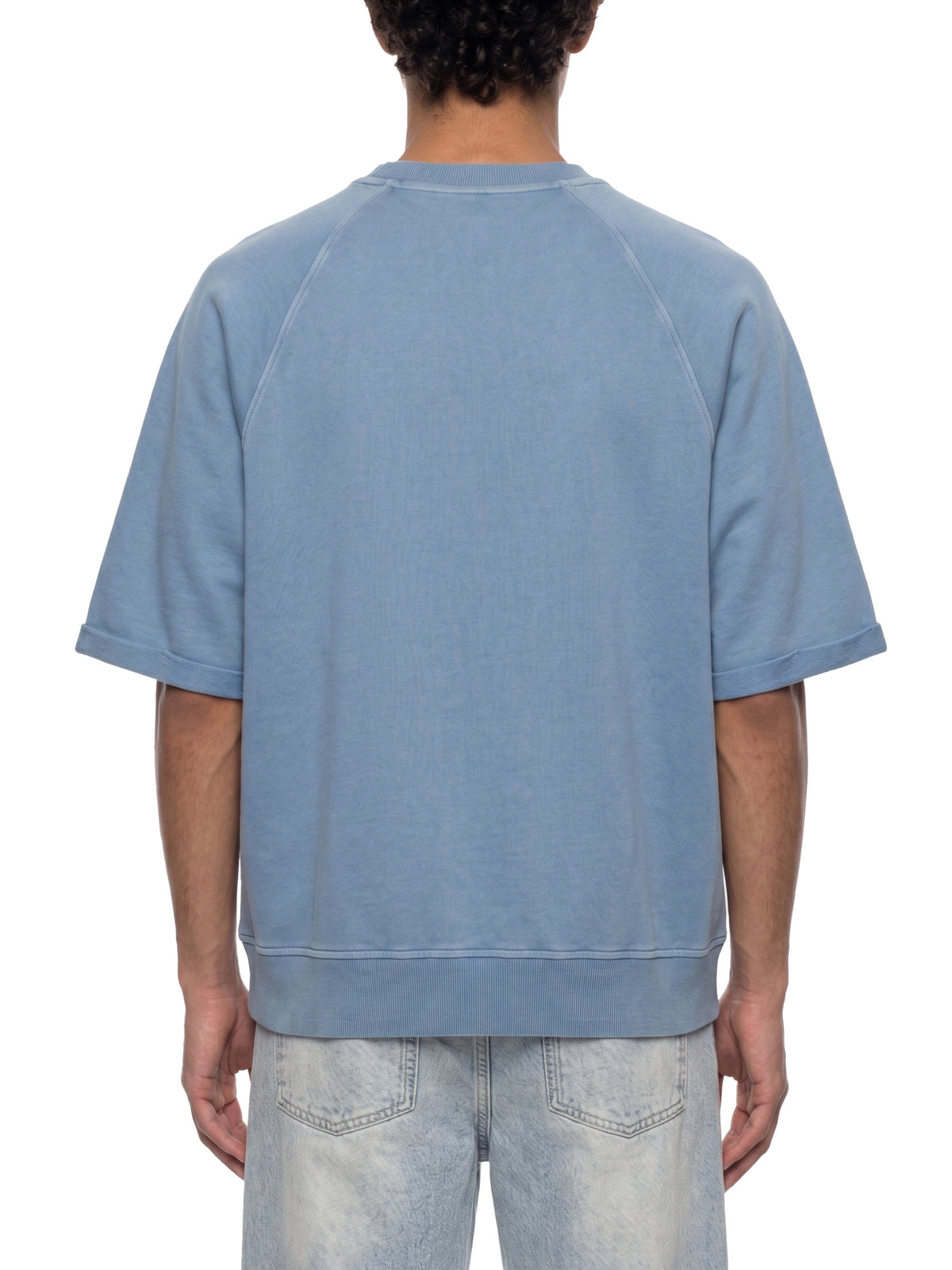 Bluza Vintage Wash Boxy Short Sleeve – Nowrocky™ — odcień materiału w zbliżeniu