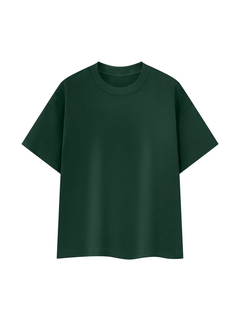 T-shirt Heavyweight Boxy Crop – Nowrocky™ — krótki rękaw i szeroka linia ramienia