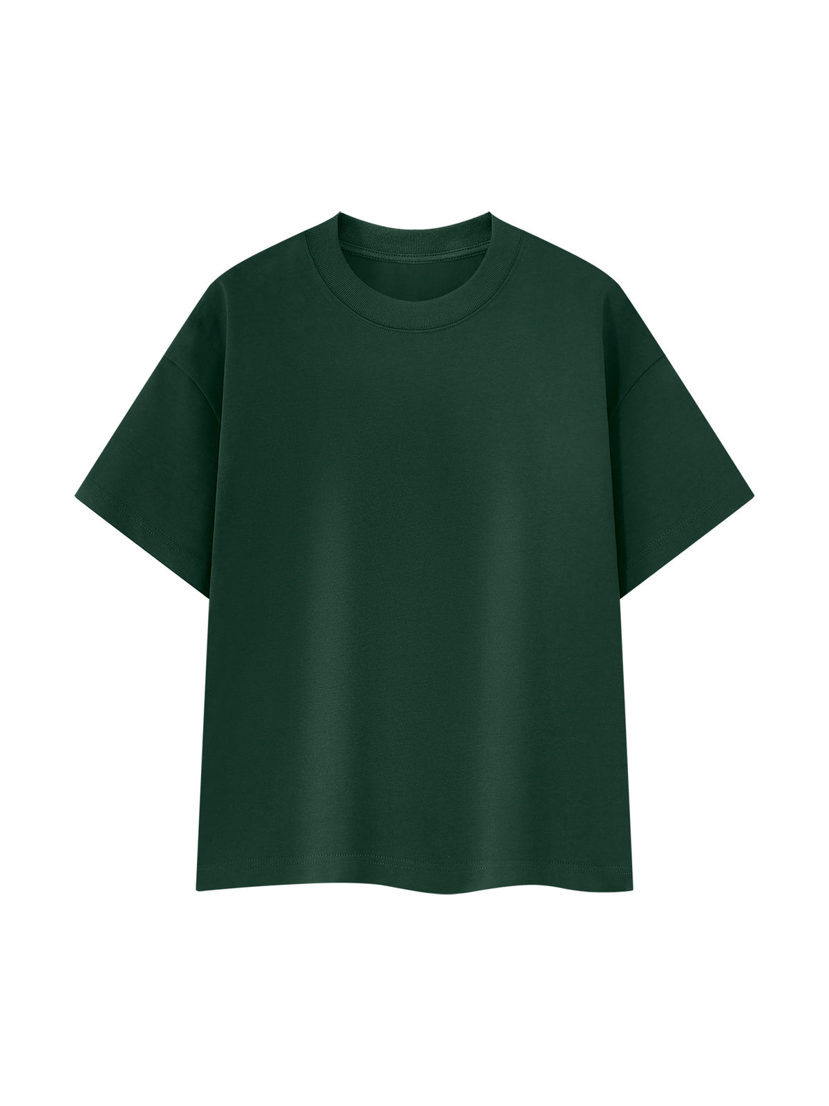 T-shirt Heavyweight Boxy Crop – Nowrocky™ — krótki rękaw i szeroka linia ramienia